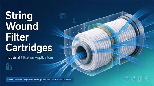 Daim ntawv thov ntawm String Wound Filter Cartridges hauv Industrial Lim